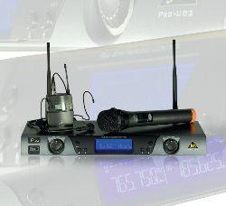 How many set of IVA wireless mic can be used together at the same time?
